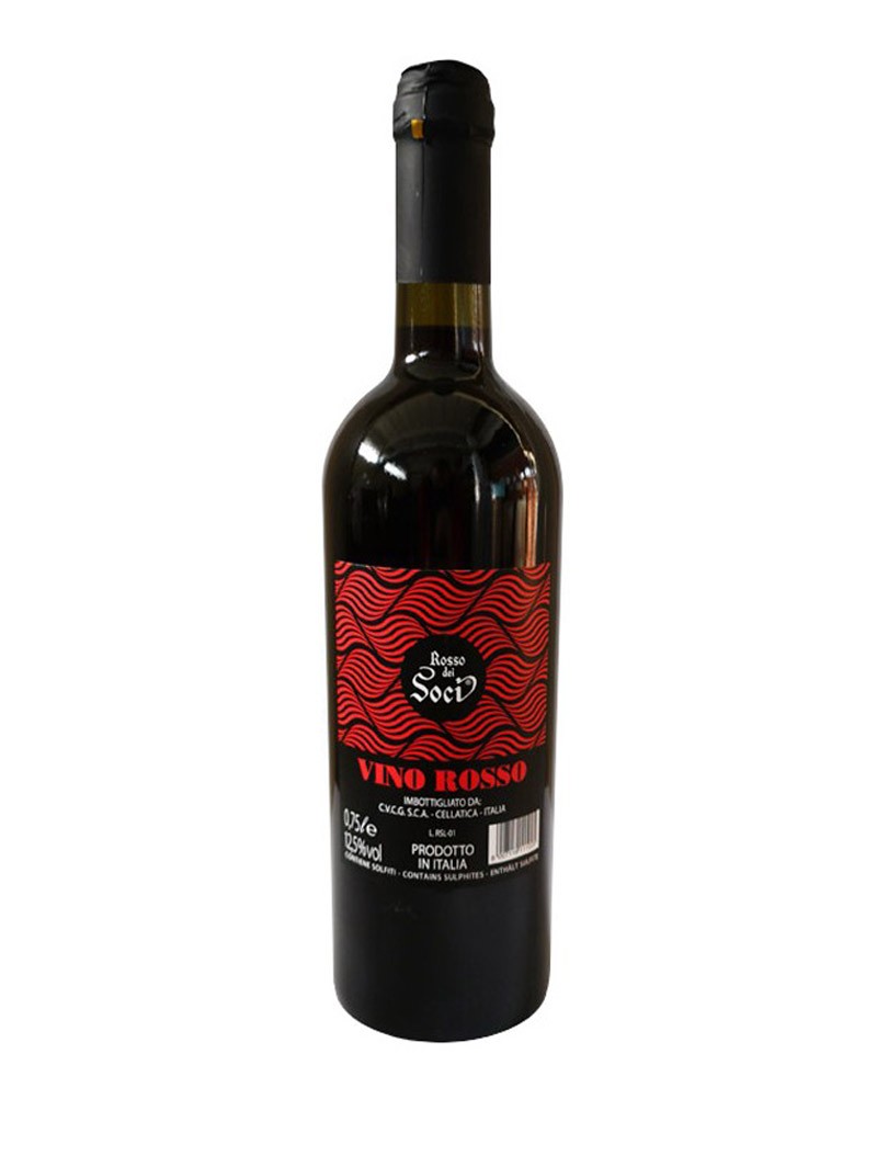 ROSSO DEI SOCI - 0.75L - Cooperativa Cellatica