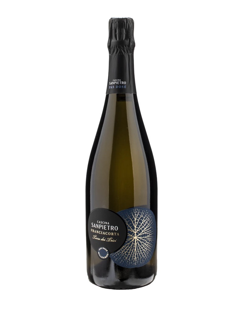 FRANCIACORTA DOCG PAS DOSÈ Terre dei Trici Millesimato - 0.75 - Cascina San Pietro